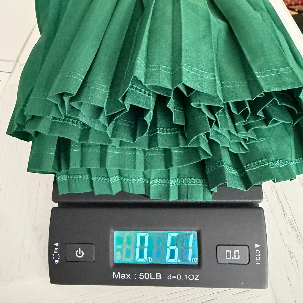 JoyLab Skort Pleated Mini Recycled Polyester Stretch XS Green Tenniscore‎ - Picture 8 of 8